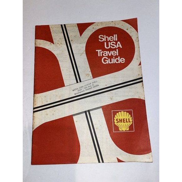 Shell Other Vintage 972 Shell Oil Tour The Usa Travel Guide Atlas